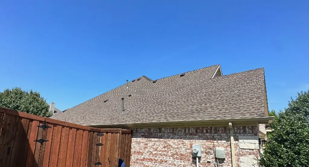 Completed roof replacement project in Longmont
